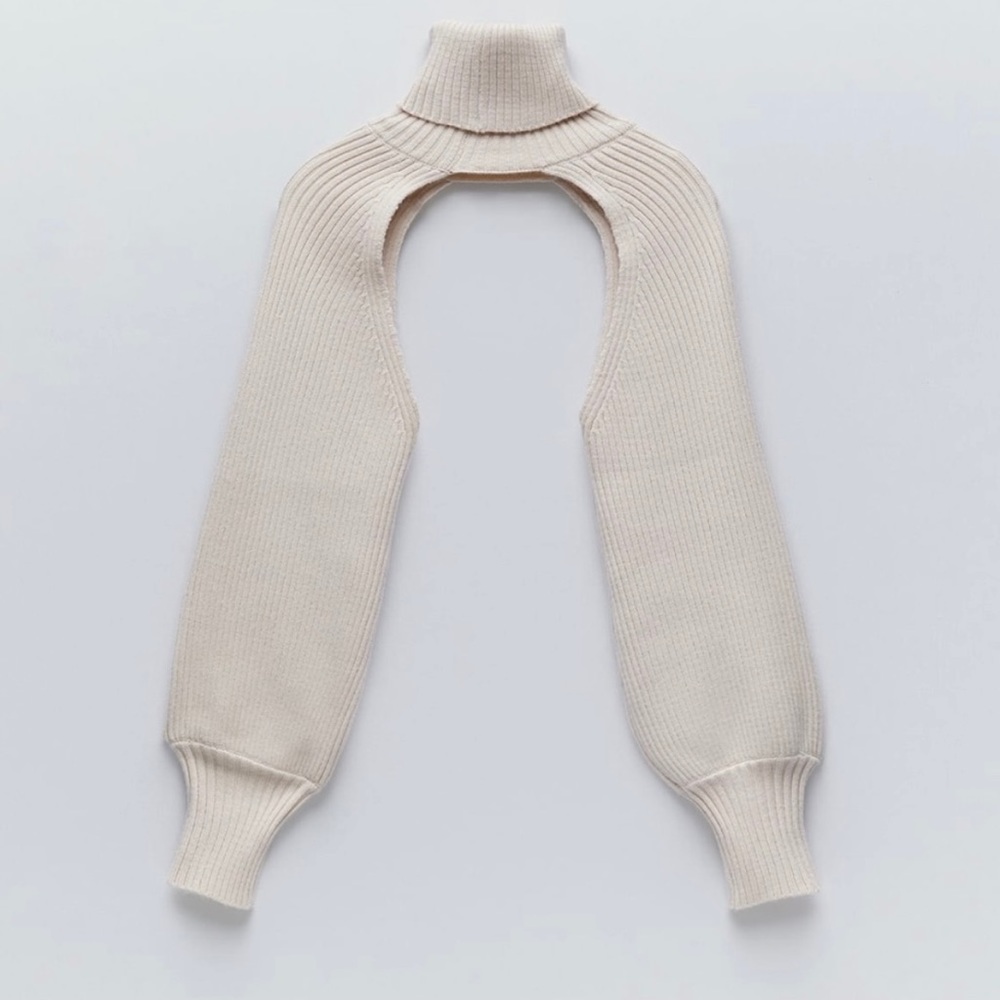 Zara Knit Arm Warmer Sweater